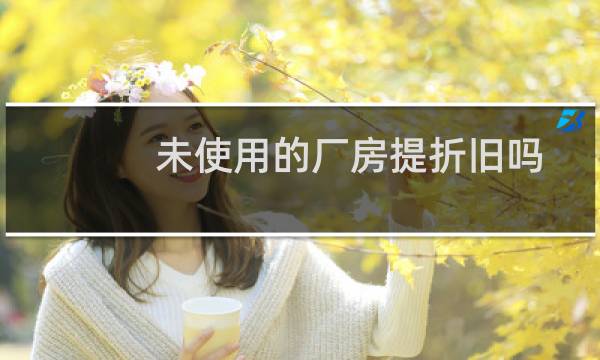 未使用的厂房提折旧吗