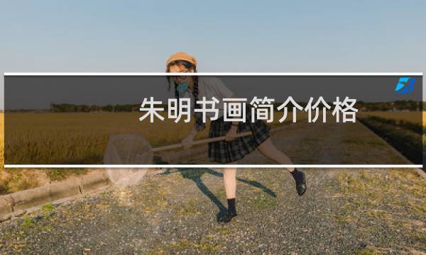 朱明书画简介价格