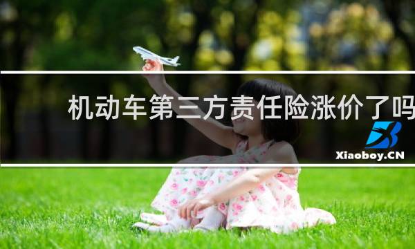 机动车第三方责任险涨价了吗