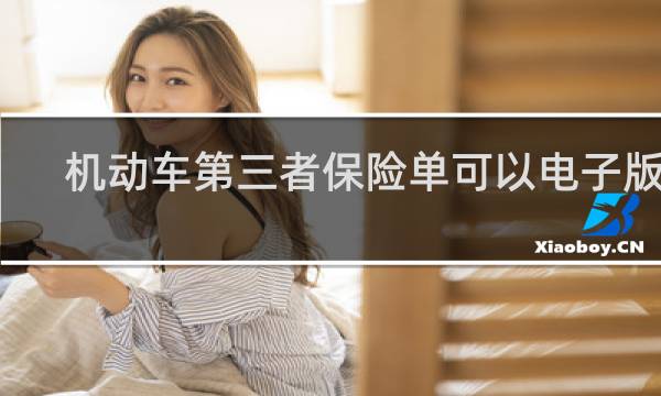 机动车第三者保险单可以电子版吗