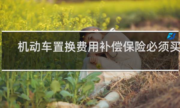 机动车置换费用补偿保险必须买吗