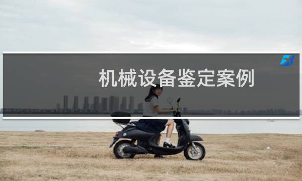 机械设备鉴定案例