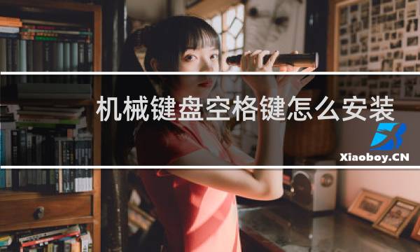 机械键盘空格键怎么安装