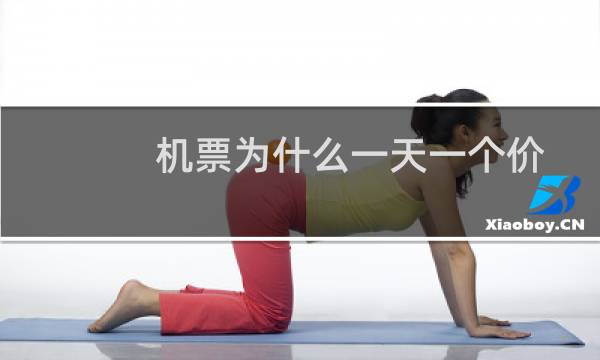 机票为什么一天一个价