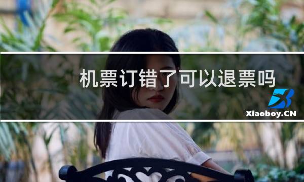 机票订错了可以退票吗