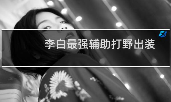 李白最强辅助打野出装
