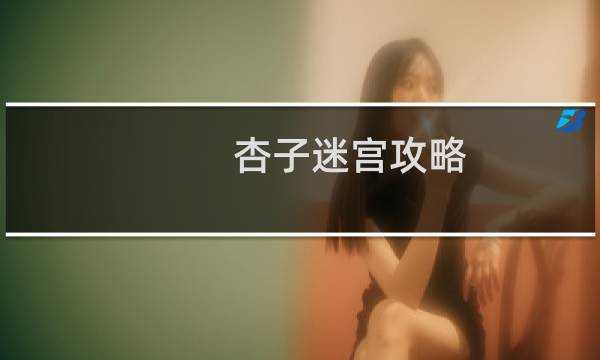 杏子迷宫攻略