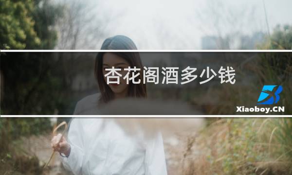 杏花阁酒多少钱
