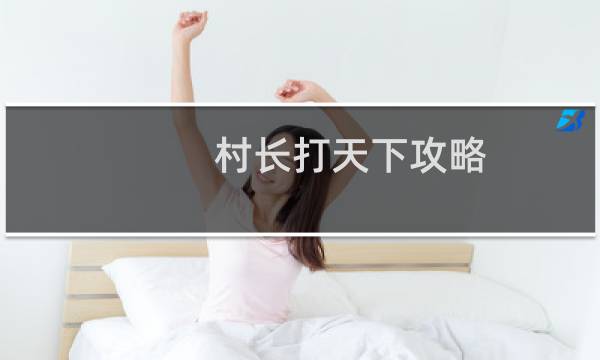 村长打天下攻略