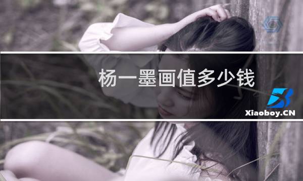 杨一墨画值多少钱
