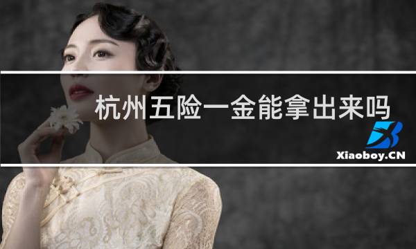 杭州五险一金能拿出来吗