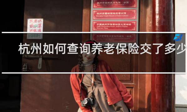 杭州如何查询养老保险交了多少年
