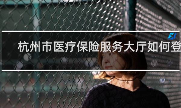 杭州市医疗保险服务大厅如何登录