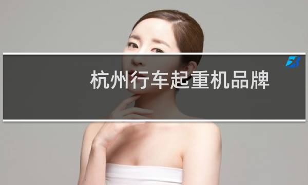 杭州行车起重机品牌