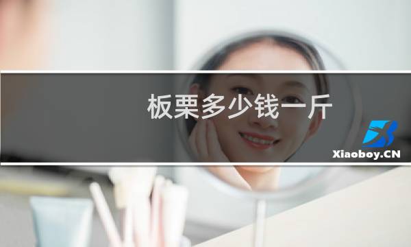 板栗多少钱一斤