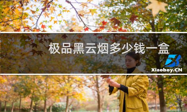 极品黑云烟多少钱一盒