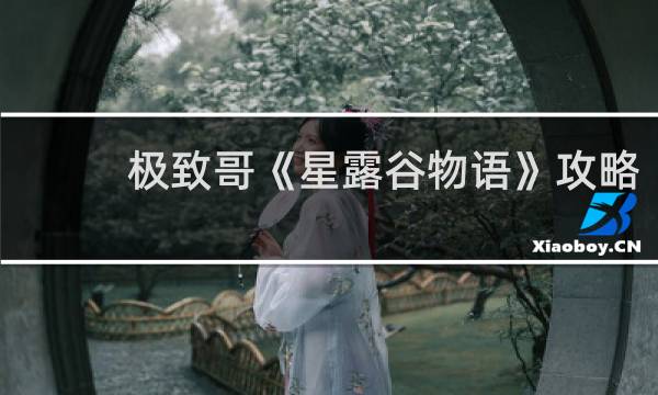 极致哥《星露谷物语》攻略