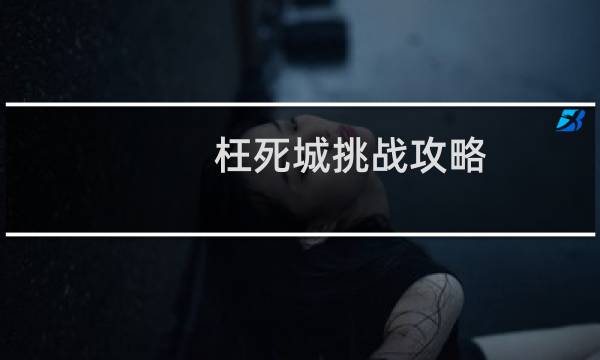枉死城挑战攻略