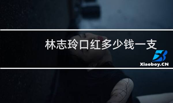 林志玲口红多少钱一支