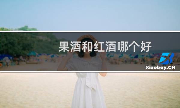 果酒和红酒哪个好
