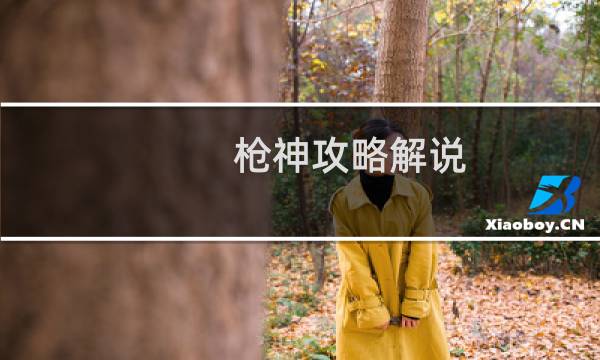 枪神攻略解说
