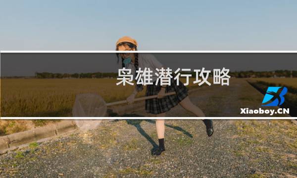 枭雄潜行攻略
