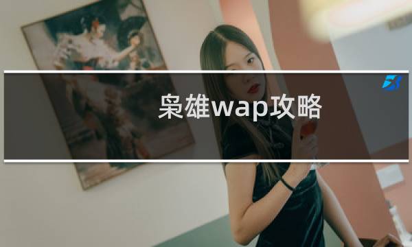 枭雄wap攻略