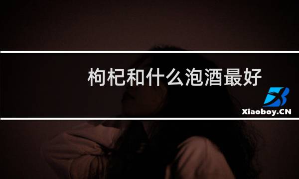 枸杞和什么泡酒最好