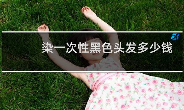 染一次性黑色头发多少钱