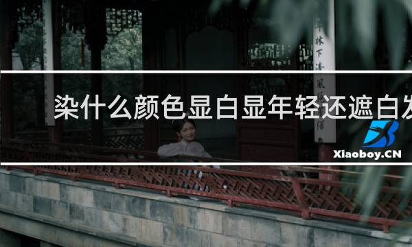 染什么颜色显白显年轻还遮白发