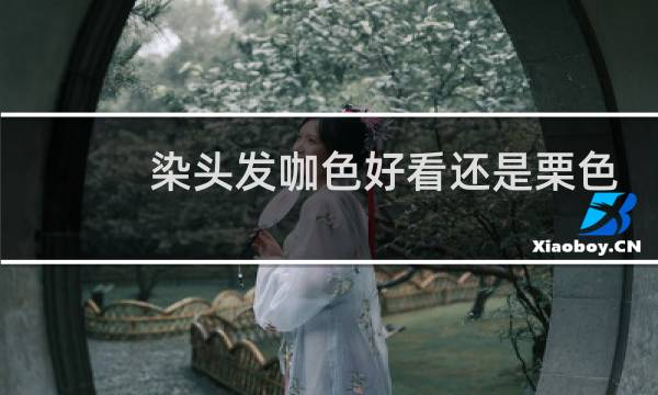 染头发咖色好看还是栗色
