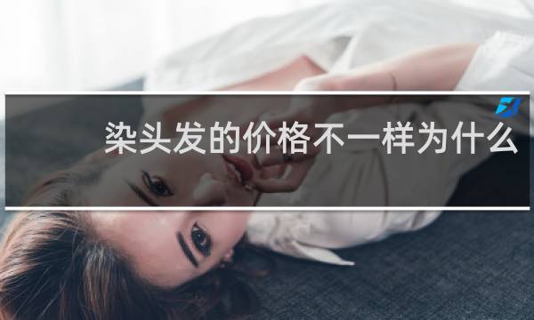 染头发的价格不一样为什么