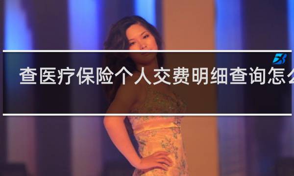 查医疗保险个人交费明细查询怎么查