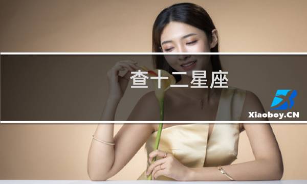 查十二星座