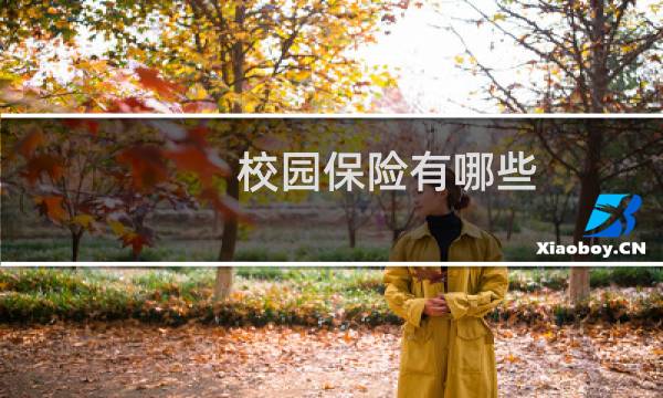 校园保险有哪些