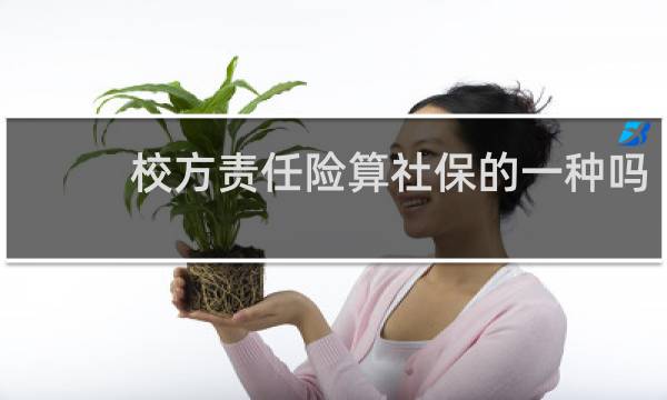 校方责任险算社保的一种吗