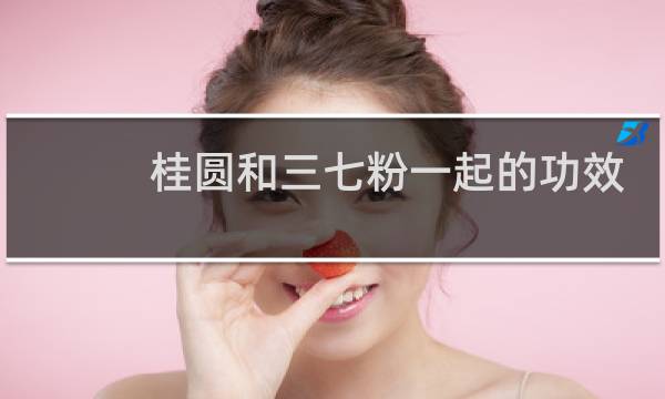 桂圆和三七粉一起的功效