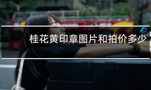 桂花黄印章图片和拍价多少