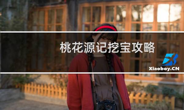 桃花源记挖宝攻略
