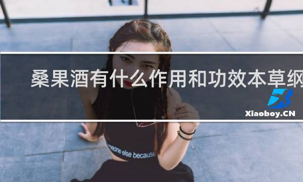 桑果酒有什么作用和功效本草纲目