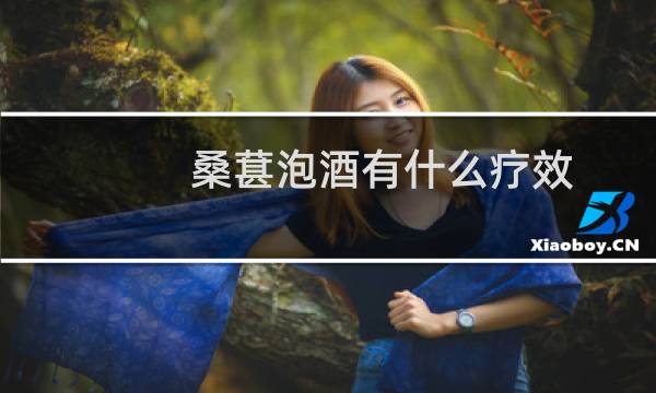 桑葚泡酒有什么疗效