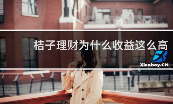 桔子理财为什么收益这么高