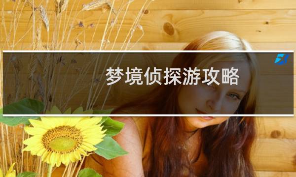 梦境侦探游攻略