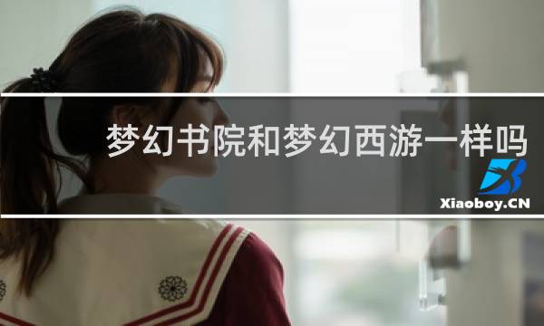 梦幻书院和梦幻西游一样吗