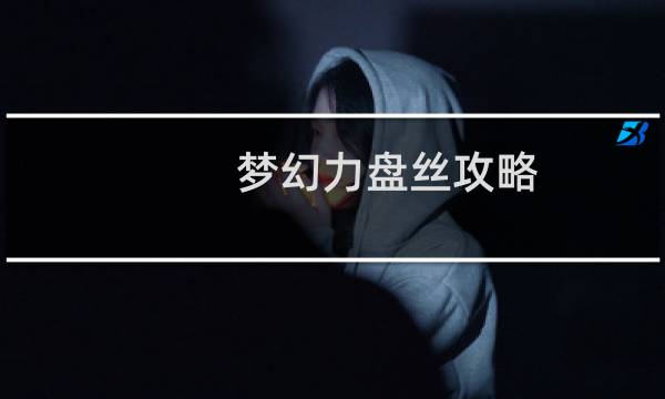 梦幻力盘丝攻略