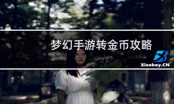 梦幻手游转金币攻略