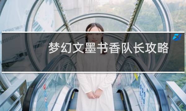 梦幻文墨书香队长攻略