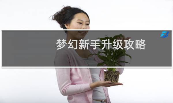 梦幻新手升级攻略