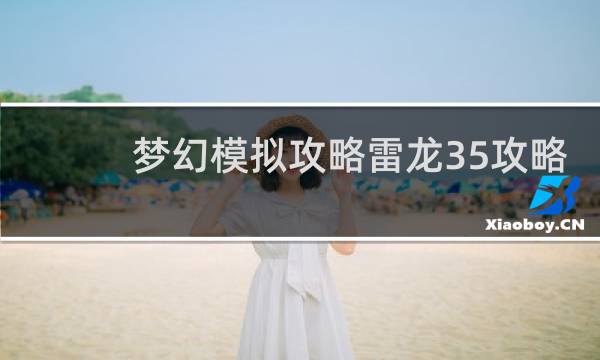 梦幻模拟攻略雷龙35攻略