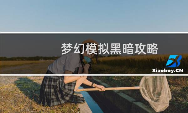 梦幻模拟黑暗攻略